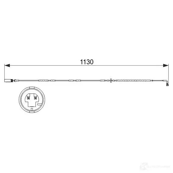Датчик износа тормозных колодок BOSCH 1987473505 351503 AP8 33 H87TQZ