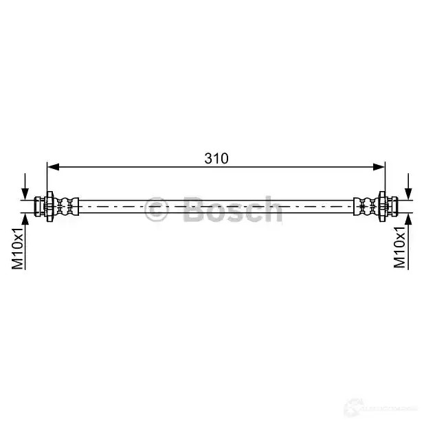 Тормозной шланг BOSCH YO4YN1 BH 1725 354934 1987481841