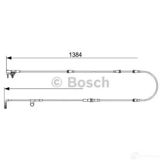 Датчик износа тормозных колодок BOSCH 1987473565 SXLDUJ0 A P1049 351562