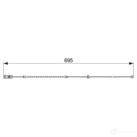 Датчик износа тормозных колодок BOSCH A P800 0DUS30I 1987474585 351994