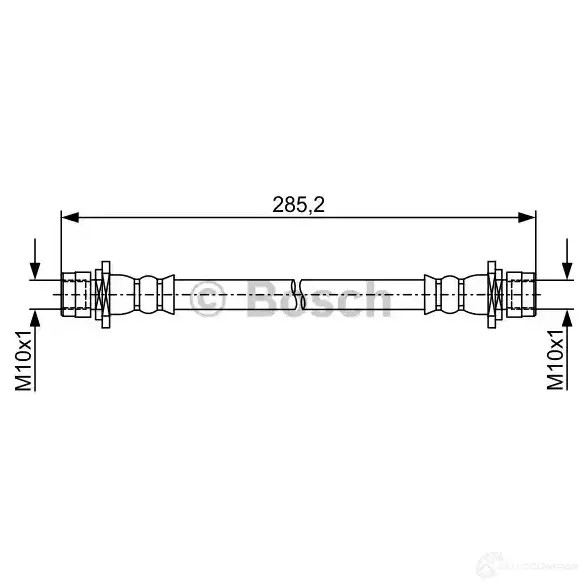 Тормозной шланг BOSCH 355027 BH18 18 JDVY5 1987481934