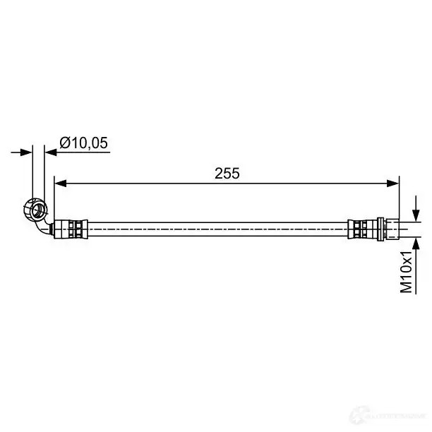 Тормозной шланг BOSCH 354740 BH15 31 1987481647 2354O