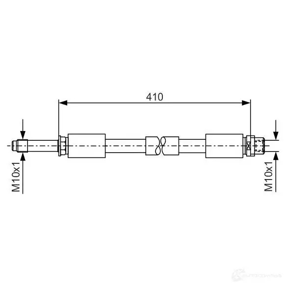 Тормозной шланг BOSCH 1987481020 BH91 2 XBFW139 354146