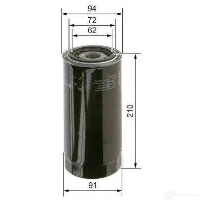 Тормозной диск BOSCH BD131 6 0986479433 339676 H14TL