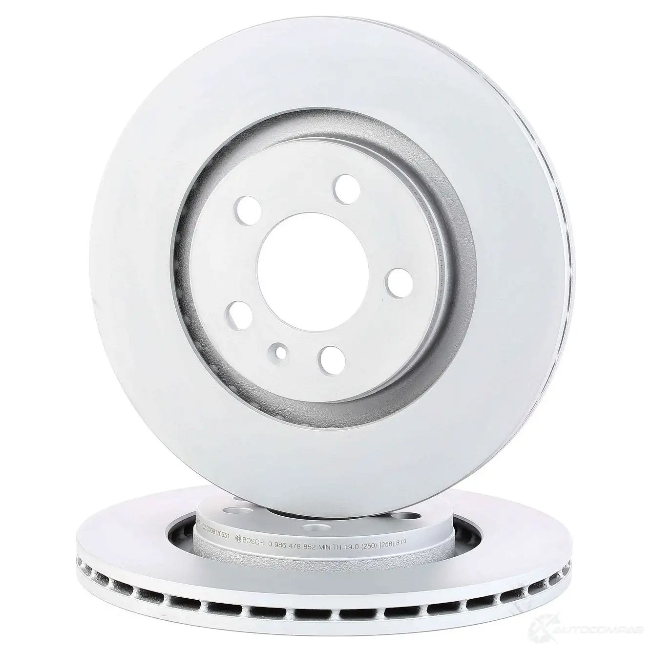 Тормозной диск BOSCH BD 752 339218 IW3TUA 0986478852