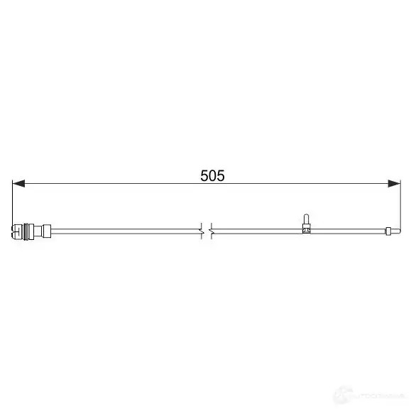 Датчик износа тормозных колодок BOSCH 352002 AP 245 1987474593 LMG9UT