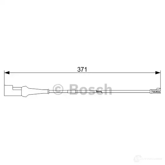 Датчик износа тормозных колодок BOSCH VEBYY A P1043 351550 1987473553
