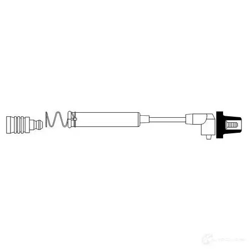 Высоковольтный провод зажигания BOSCH ENCJFX 0986356225 335363 OD 40