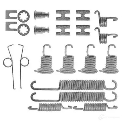 Ремкомплект тормозных накладок BOSCH 3AVBM A S108 352361 1987475141