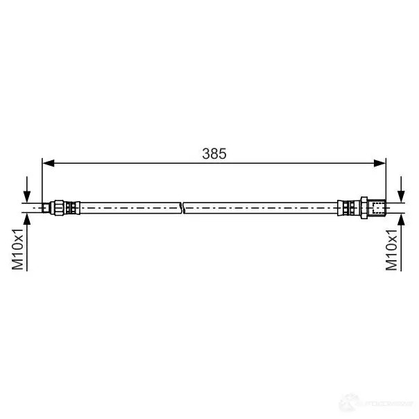 Тормозной шланг BOSCH 1987481510 NUD5W BH13 96 354606