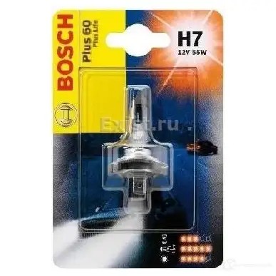 Лампа BOSCH 551D7AK 1423105991 1987301066 12V 55W PLUS 50 PLUS LIFE