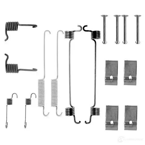Ремкомплект тормозных накладок BOSCH AS1 25 1987475159 352377 JDM37E