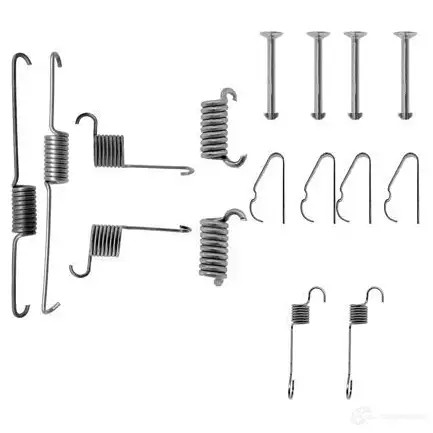 Ремкомплект тормозных накладок BOSCH 352389 1987475171 6AZFNSY AS13 7