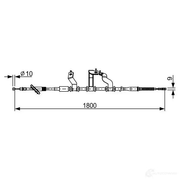 Задний фонарь BOSCH 322592 0318350203 E13 9811 6ORZ79
