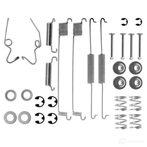 Ремкомплект тормозных накладок BOSCH AS 147 1987475181 352399 JVMKPF