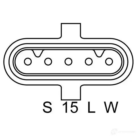 Генератор BOSCH KX43Y6H 332736 0986042580 4 258
