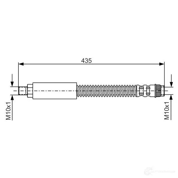 Тормозной шланг BOSCH 353233 1987476905 BF5TKJU BH 549