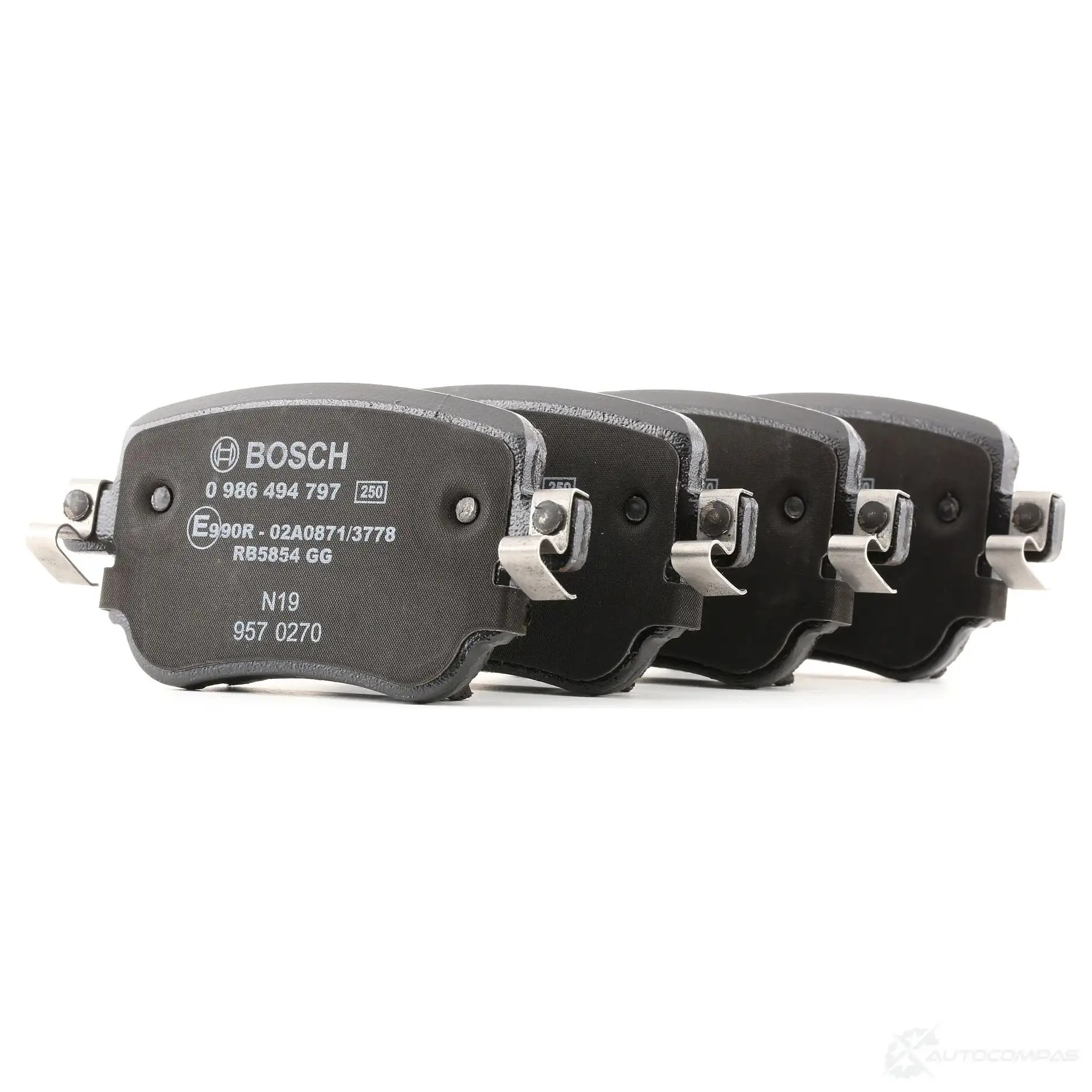 Тормозные колодки, комплект BOSCH 0986494797 BP1971 25109 1193484138