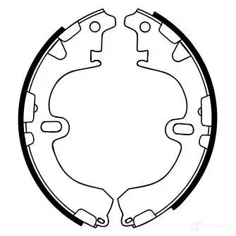 Барабанные тормозные колодки, комплект BOSCH BS1006 341837 0986487786 E1 90R-01489/187