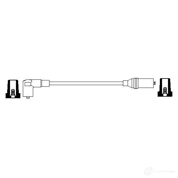 Высоковольтный провод зажигания BOSCH Q8RMF1 324872 0356904060 32 UY