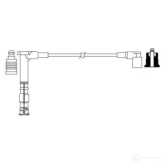 Высоковольтный провод зажигания BOSCH 335942 O3GIJEQ 0986357705 43 MR