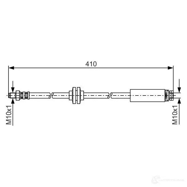 Тормозной шланг BOSCH 1987481022 BH9 14 354148 ZEQIUH