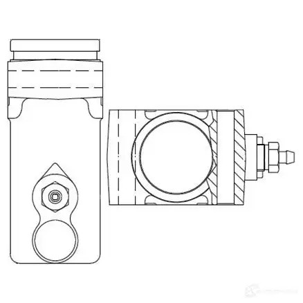 Рабочий цилиндр сцепления BOSCH CS66 00 341368 WBX3MQG 0986486600