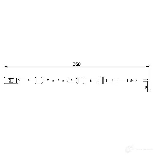 Датчик износа тормозных колодок BOSCH AP220 1987474972 9 72 352242