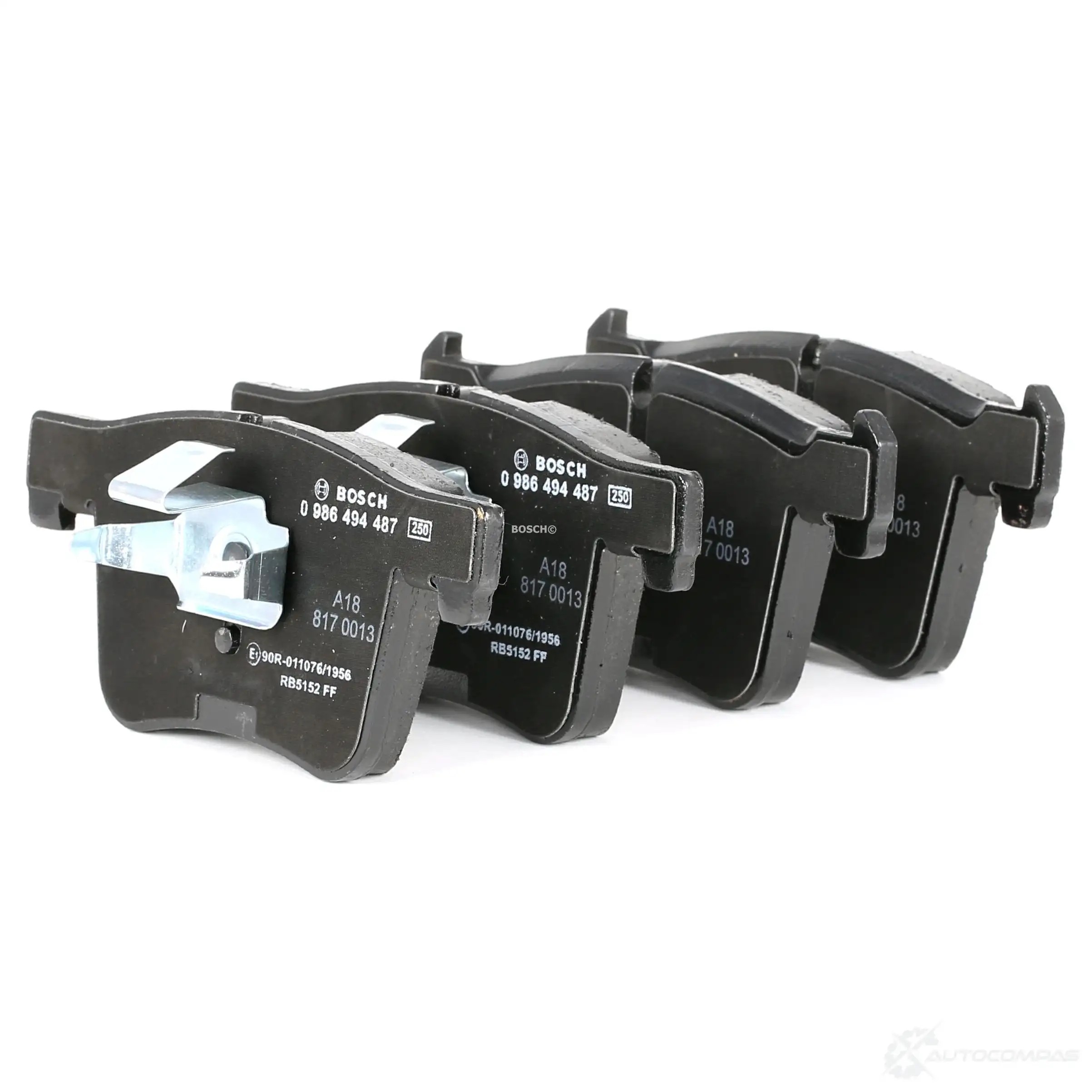 Тормозные колодки, комплект BOSCH 25200 BP1408 0986494487 342454