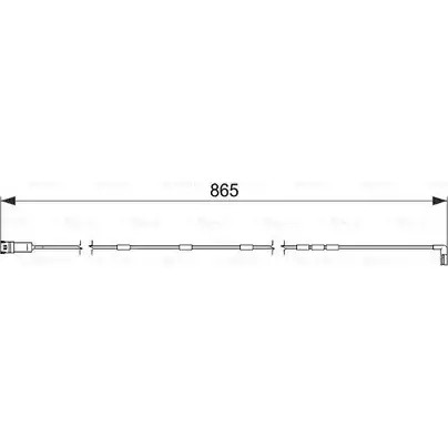 Датчик износа тормозных колодок Bosch AP 218 351995 JTGRR20 1 987 474 586