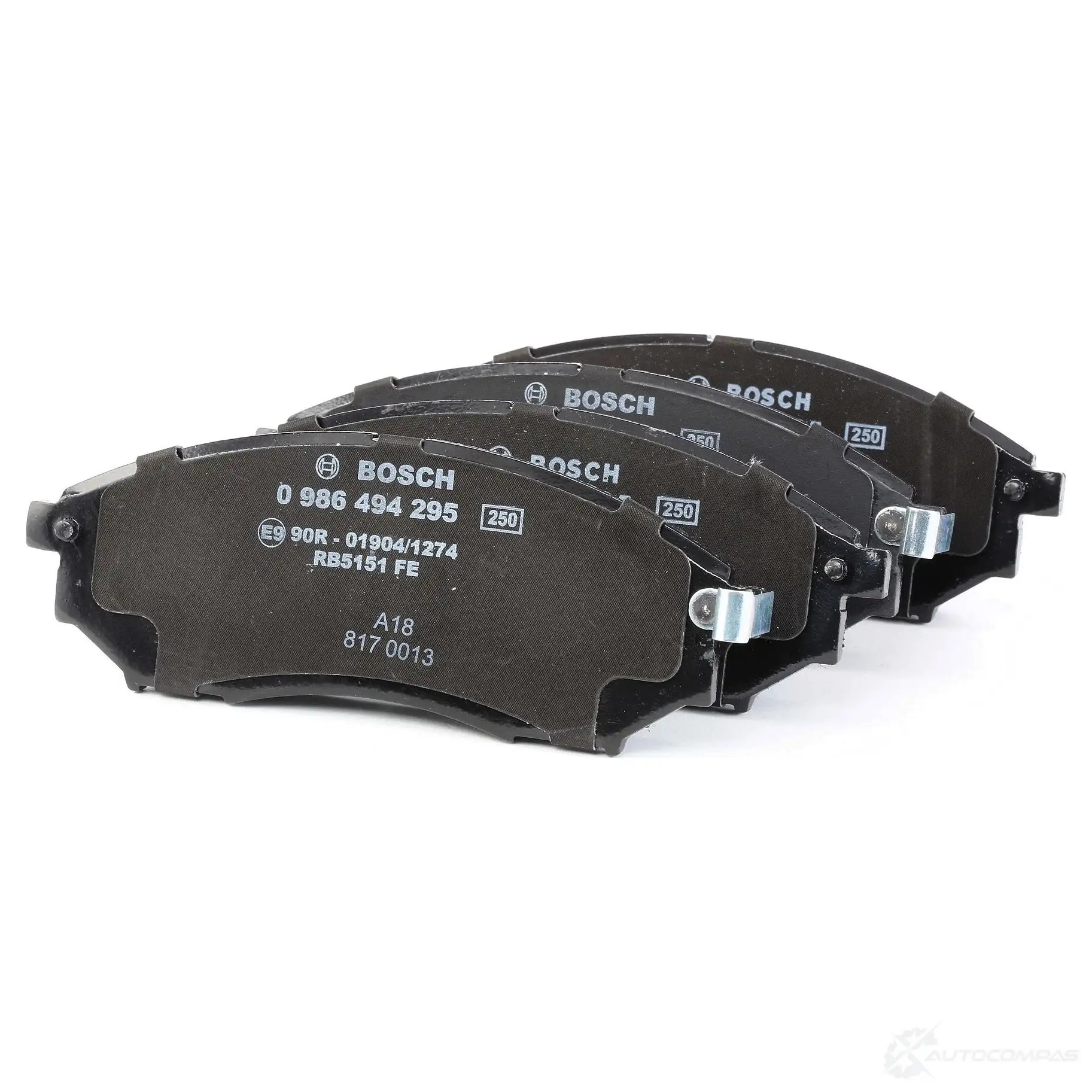 Тормозные колодки, комплект BOSCH 0986494295 7766D888 342282 23698