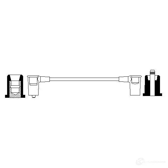 Высоковольтный провод зажигания BOSCH JXARP 324879 0356904067 45 ML