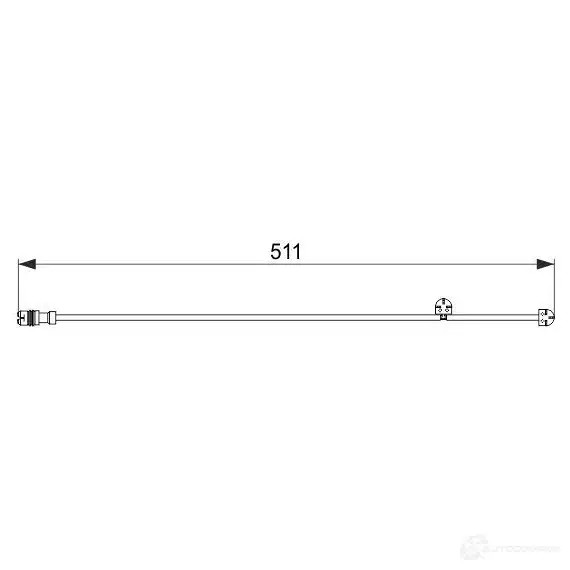 Датчик износа тормозных колодок BOSCH VV9UQN 1987474557 351966 AP33 4
