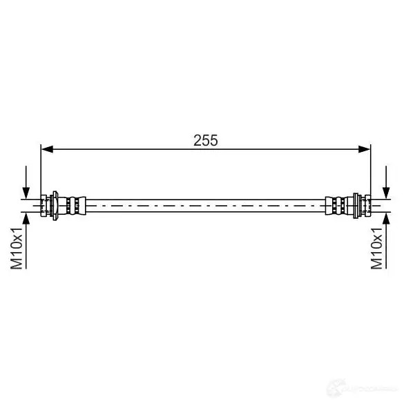 Тормозной шланг BOSCH 5YQ12 1987481402 BH12 90 354501
