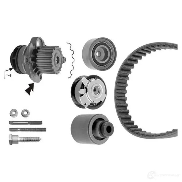 Комплект ремня грм с водяным насосом BOSCH 8 882 1987948882 8882 357702