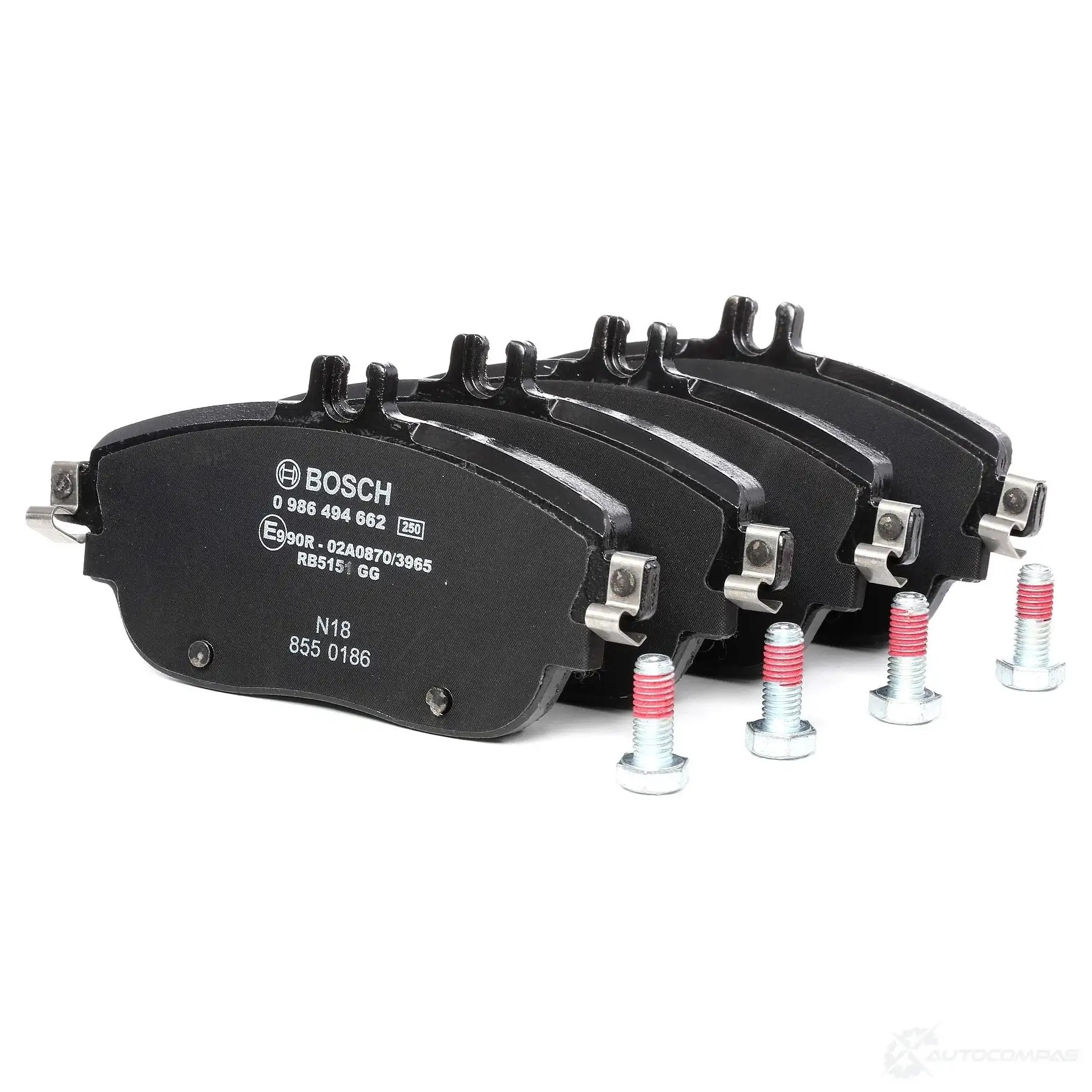 Тормозные колодки, комплект BOSCH 248 69 BP1507 342547 0986494662