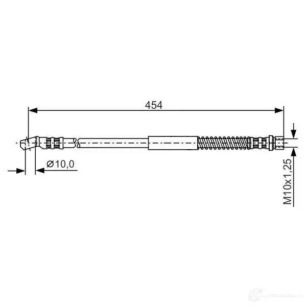 Тормозной шланг BOSCH BH92 1 SNVZTK1 354153 1987481029