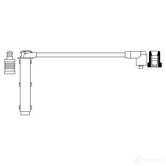 Высоковольтный провод зажигания BOSCH 335266 FE 70 XKE2391 0986356110