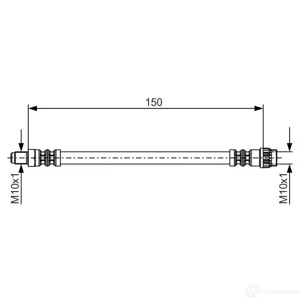 Тормозной шланг BOSCH 1987476709 BH40 2 K8LJB 353101