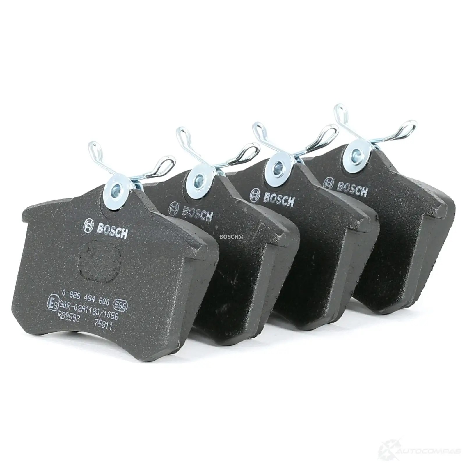 Тормозные колодки, комплект BOSCH BP1295 0986494600 20961 1193483624