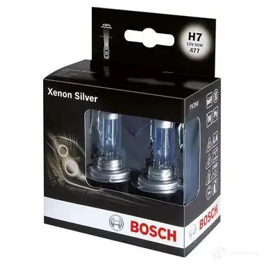 Лампа галогеновая H7 XENON SILVER 55 Вт 12 В BOSCH MWHTHL 1987301087 12V 55W H7 Xenon Silver 1423170544
