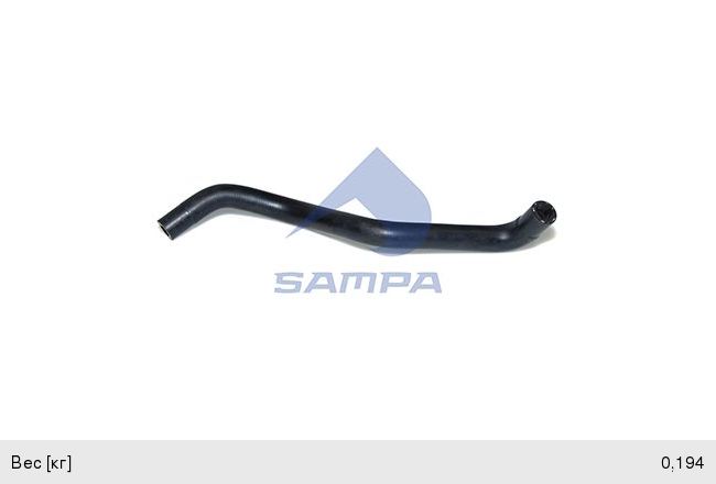 Шланг КАМАЗ-5490 MERCEDES Atego радиатора отопителя SAMPA