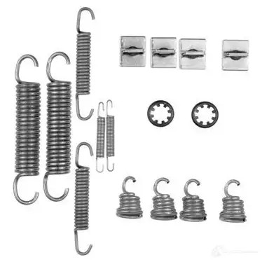 Ремкомплект тормозных накладок BOSCH MFQ7XC 352404 AS15 4 1987475188