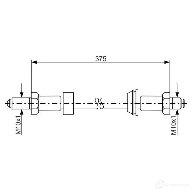 Тормозной шланг BOSCH BH02 0 352612 JUEUTM 1987476023