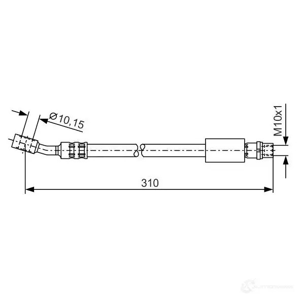 Тормозной шланг BOSCH BH 772 1987476202 6CN45 352743
