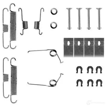 Ремкомплект тормозных накладок BOSCH 352367 AS 114 1987475147 P99B6TS