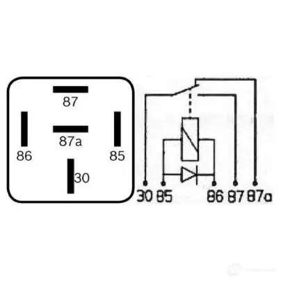 Реле BOSCH 0 986 AH0 614 5UUFS 0332204204 324001